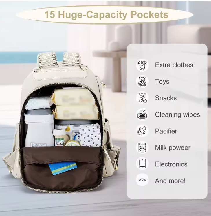 Urban Luxe Mum Backpack